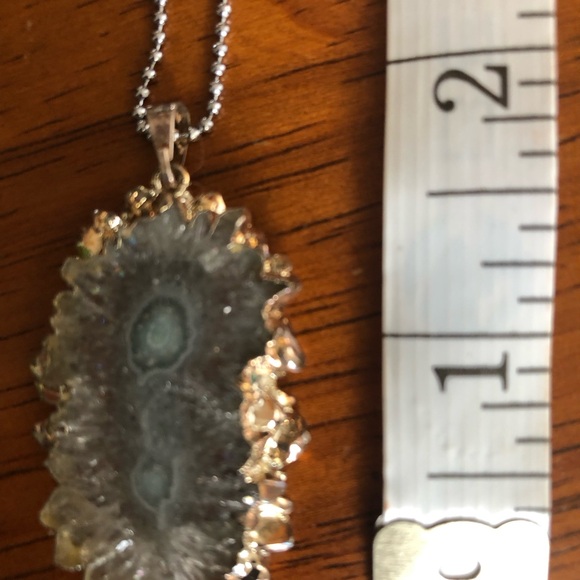 Raw Amethyst Necklace NWOT - Picture 3 of 6